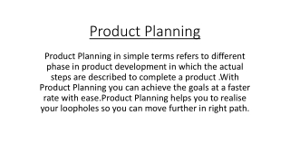 Best Product Planning software in India