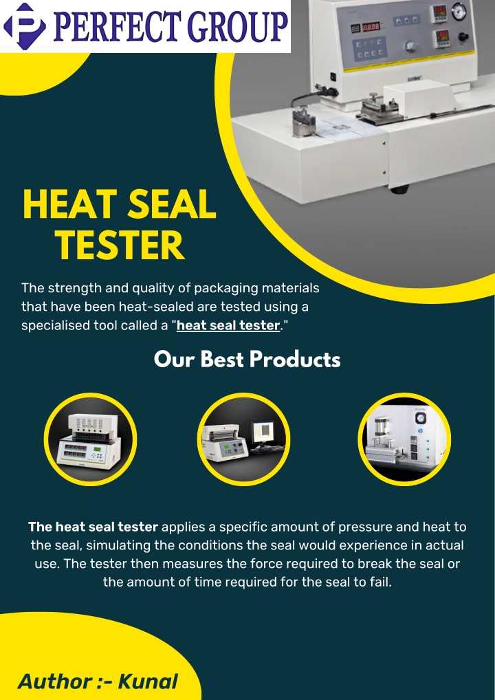 heat seal tester