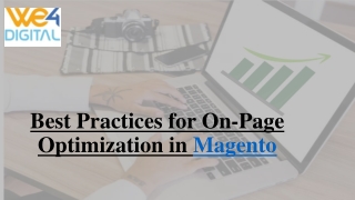 Best Practices For On - Page Optimization In Magento