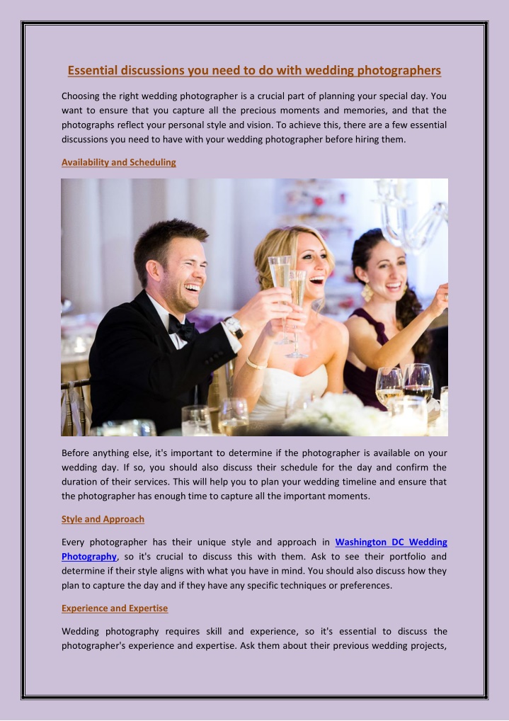 essential discussions you need to do with wedding