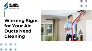 Warning Signs for Your Air Ducts Need Cleaning