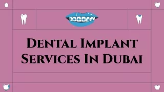 Dental Implant Services in Dubai