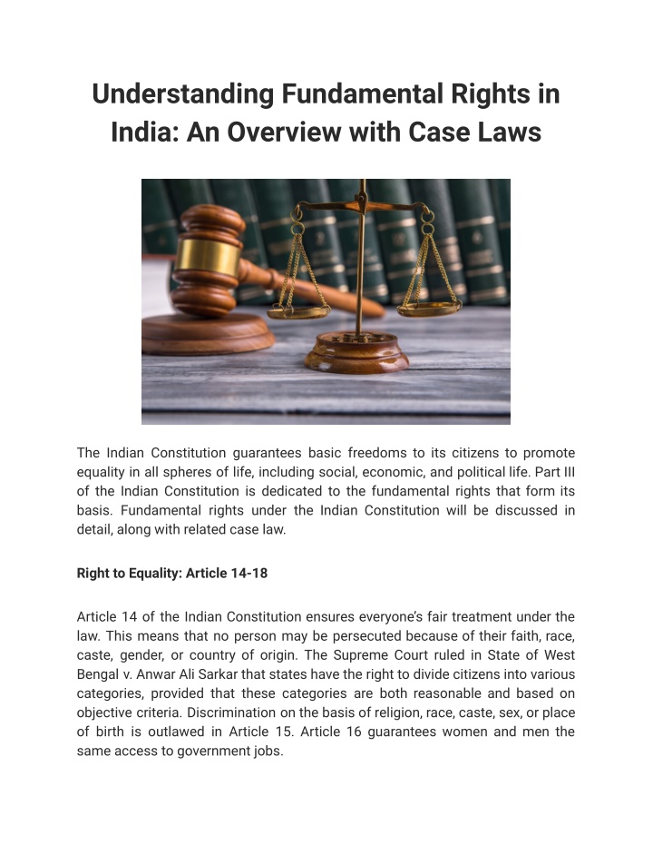 case study on violation of fundamental rights in india