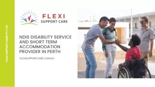 NDIS Disability Service and Short Term Accommodation Provider in Perth