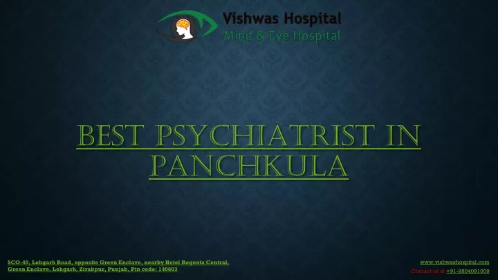 best psychiatrist in panchkula