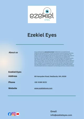 Ezekiel Eyes M1