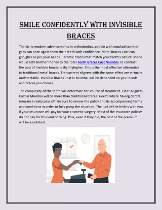 Smile Confidently with Invisible Braces