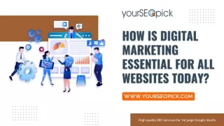 How Is Digital Marketing Essential for All Websites today