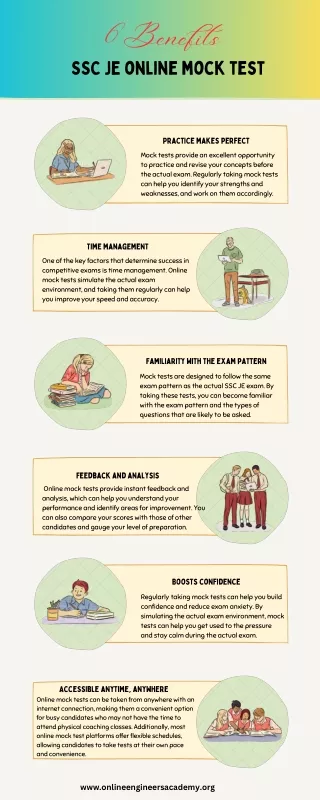Benefits SSC JE online mock test
