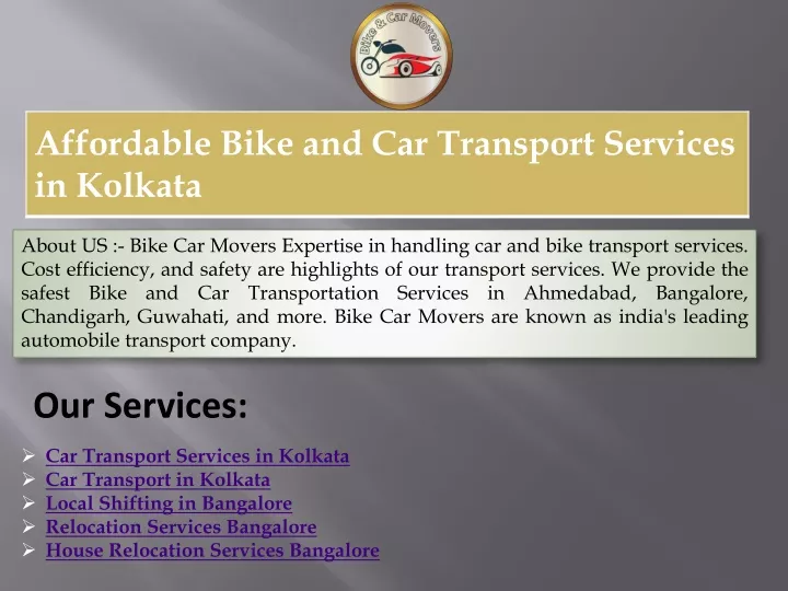 about us bike car movers expertise in handling