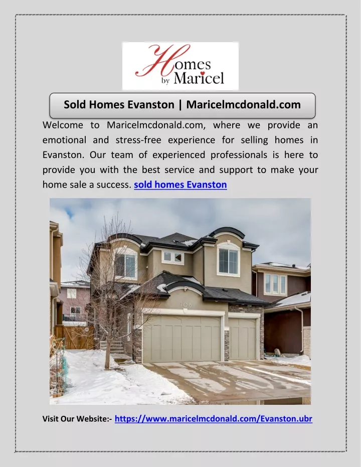 sold homes evanston maricelmcdonald com