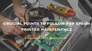 Tips for Epson Printer Maintenance | Diamondsource Manchester