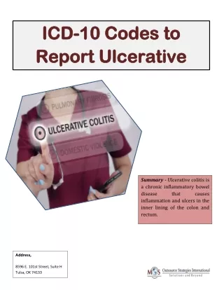 10 codes to report ulcerative report ulcerative