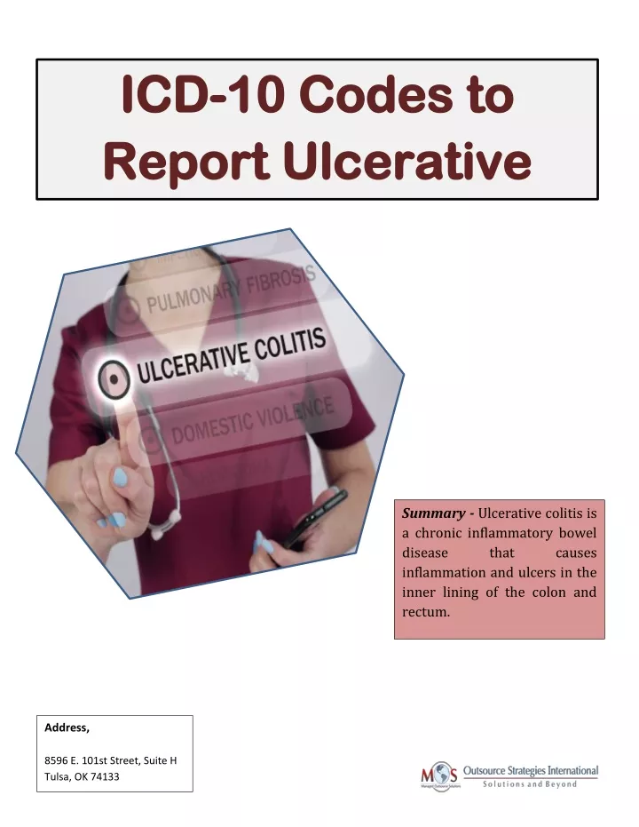 10 codes to report ulcerative report ulcerative
