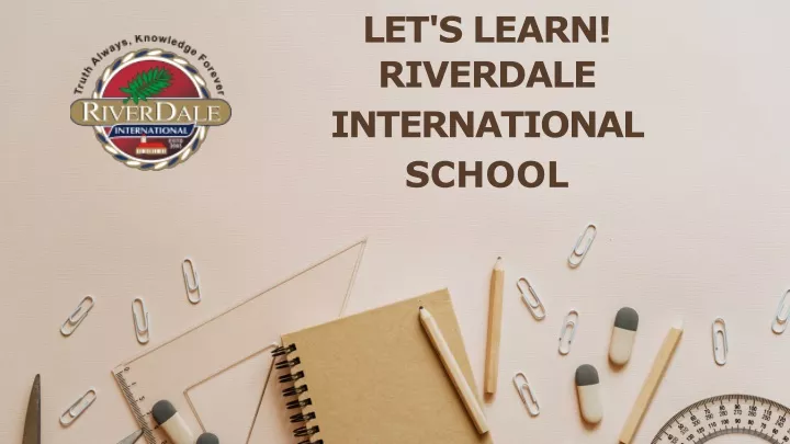 let s learn riverdale international school