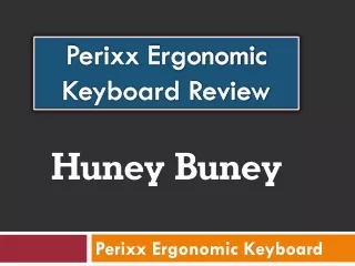 perixx ergonomic keyboard review