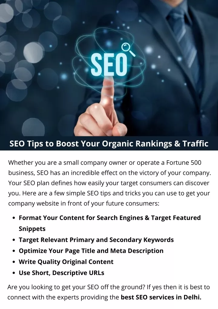 seo tips to boost your organic rankings traffic