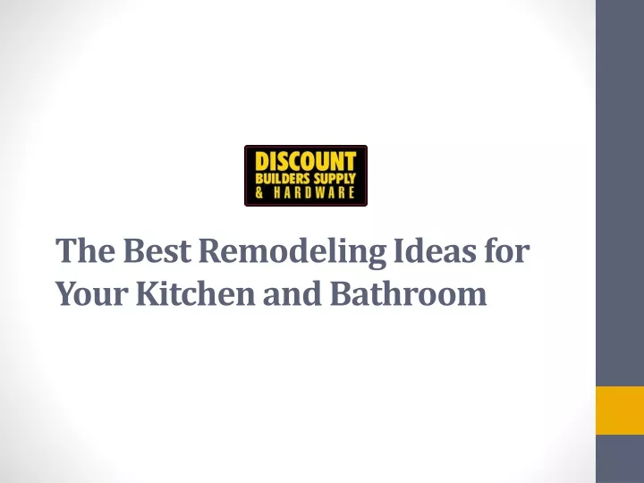 the best remodeling ideas for your kitchen and bathroom