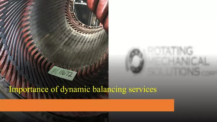 importance of dynamic balancing services