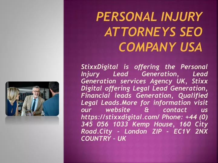 personal injury attorneys seo company usa