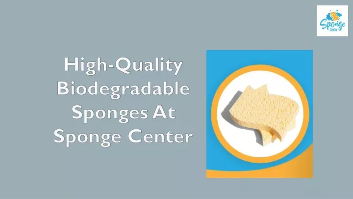 high quality biodegradable sponges at sponge