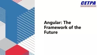 Angular: The Framework of the Future