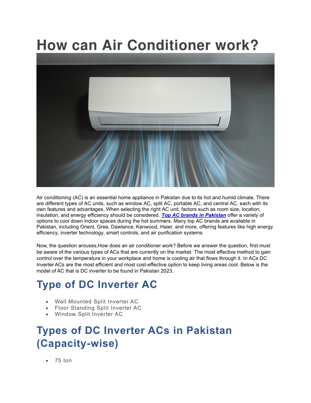 PPT - How does Air Conditioner work PowerPoint Presentation, free ...