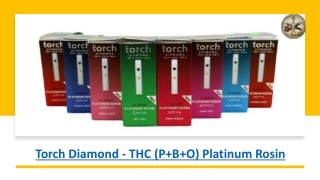 Torch Diamond - THC (P B O) Platinum Rosin 2.2Grams