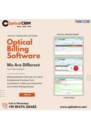 Optical Shop Bill Format | Optical CRM