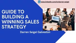 How Darren Seigel Galveston Helps Businesses Thrive in Competitive Industries