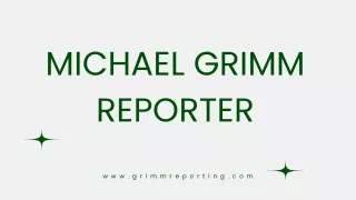 Michael Grimm Reporter