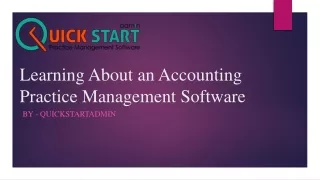 Finding An Accounting Practice Management Software?