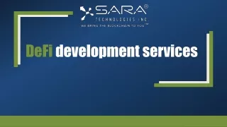 Efficient Defi Development services