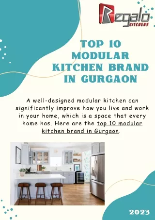 Top 10 modular kitchen brand in gurgaon | Regalokitchens