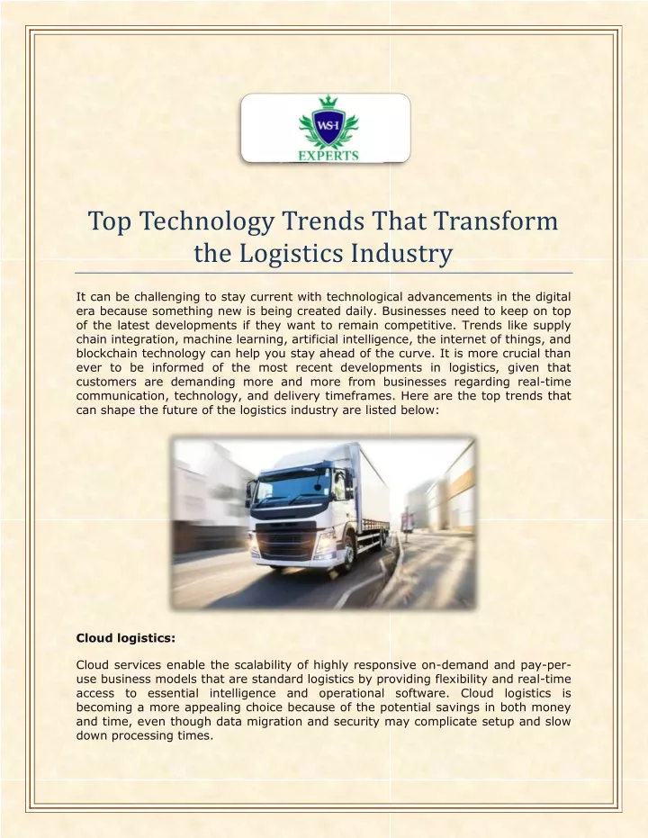 top technology trends that transform