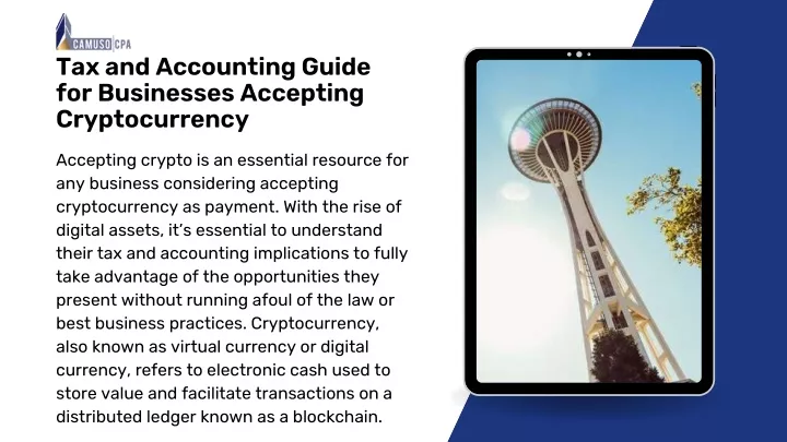 tax and accounting guide for businesses accepting