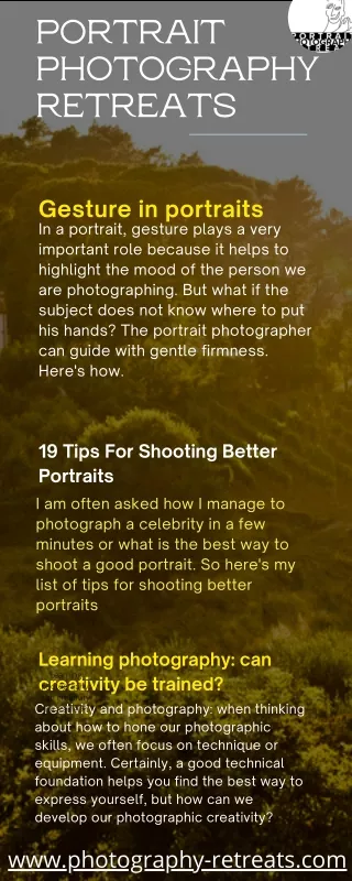 Capture unforgettable moments on a Photographic Holiday