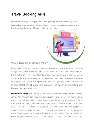 Travel Booking API