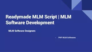 MLM Mobile App Development Company | MLM App Development