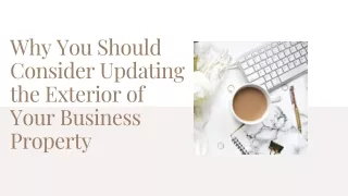 why you should consider updating the exterior