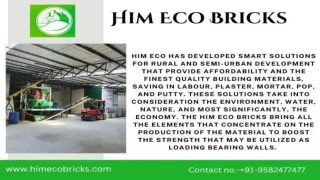 Bricks Manufacturers in Kullu Manali.ppt