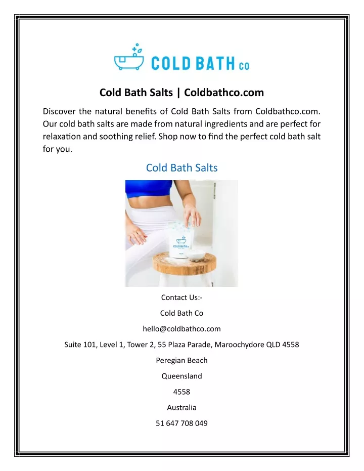 cold bath salts coldbathco com