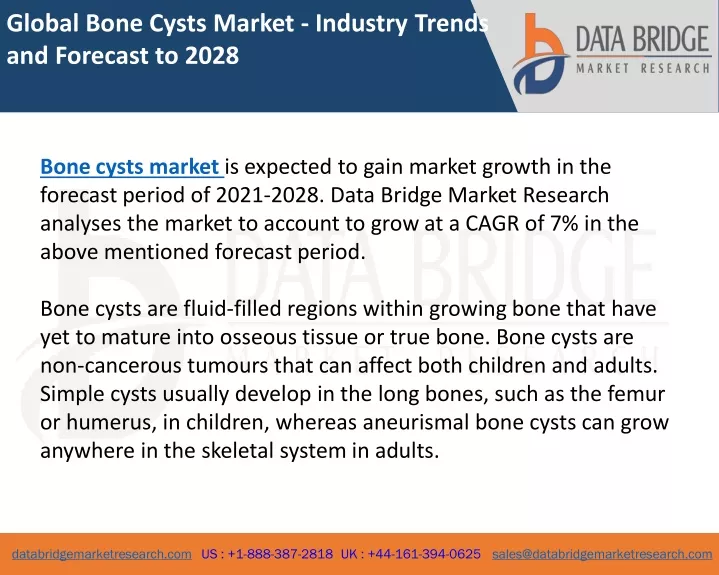 global bone cysts market industry trends