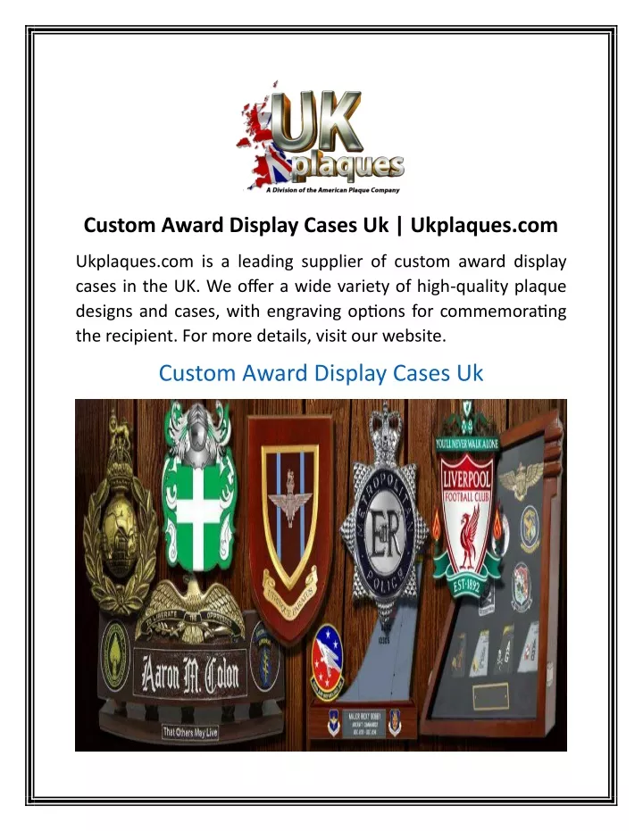 custom award display cases uk ukplaques com