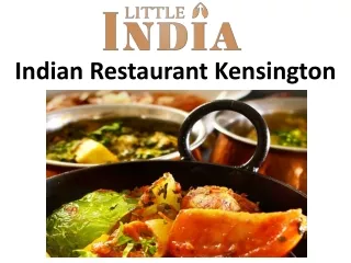 Indian Restaurant Kensington