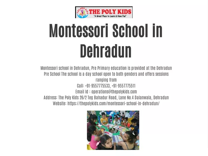 montessori school in dehradun