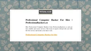 professional computer hacker for hire