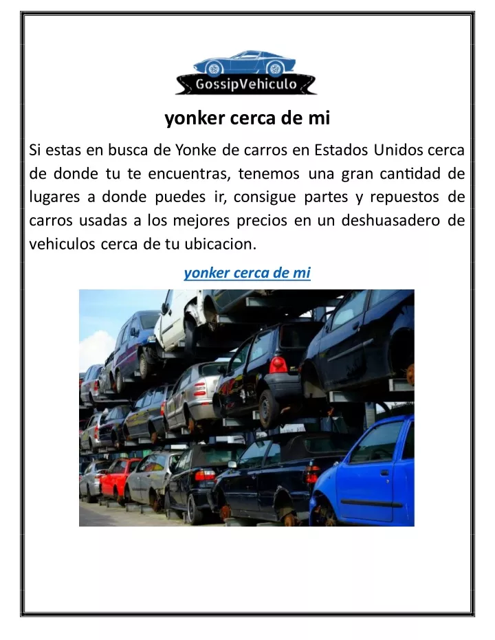 yonker cerca de mi