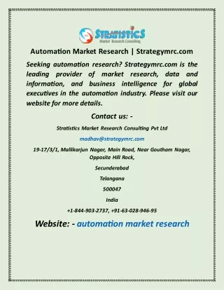 automation market research strategymrc com