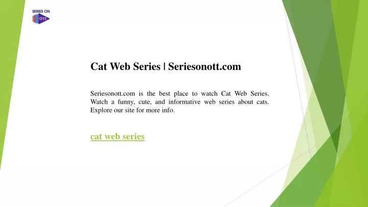 cat web series seriesonott com seriesonott